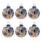 Melrose Marble Painted Glass Ball Ornament (Set of 6)
