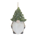 Melrose Terra Cotta Gnome with Pine Tree Hat Ornament (Set of 6)