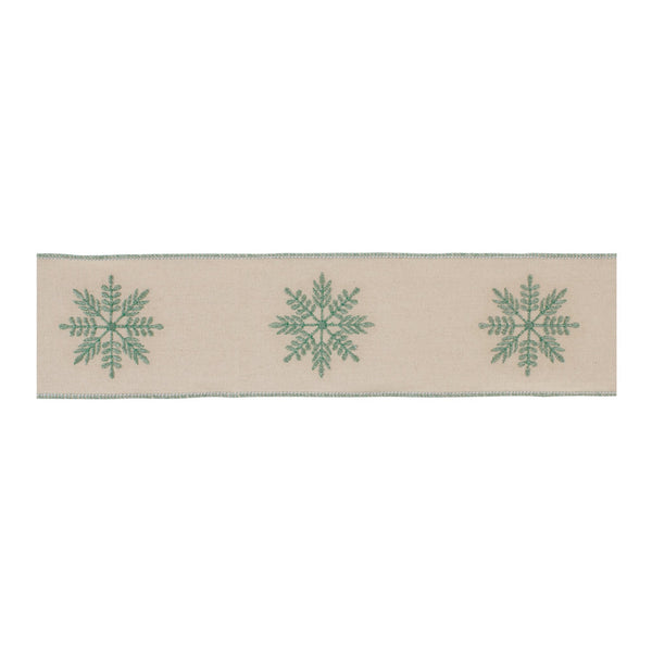 Melrose Festive Elegance Wired Cotton Ribbon