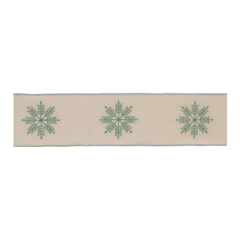Melrose Festive Elegance Wired Cotton Ribbon