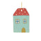 Melrose Ceramic Winter House Ornament (Set of 12)