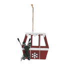 Melrose Metal Gondola Ornament (Set of 12)