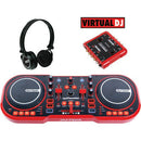 DJ Tech myScratch Pack USB DJ MIDI Controller w/ Headphones & Sound Interface