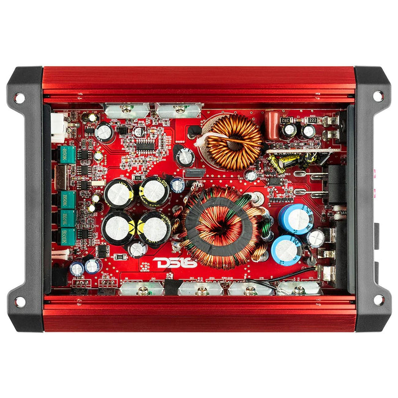 DS18 SXE25001DRD High-Power 800W RMS Class D Amplifier - Red