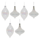 Melrose Iridescent Beaded Glass Onion Ornament (Set of 6)