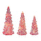 Melrose LED Tree with Rainbow Pearl Ornaments (Set of 3)