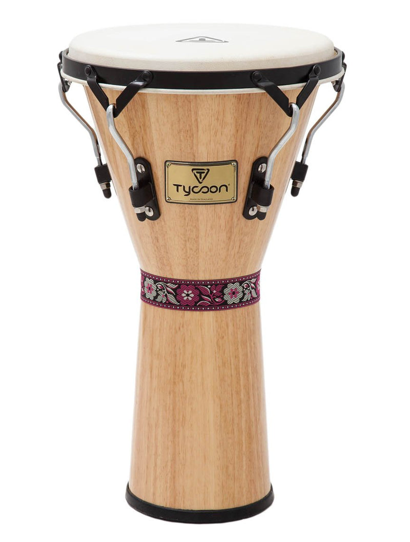 Tycoon TJS-72BN 12" Supremo Series Djembe - Natural Finish