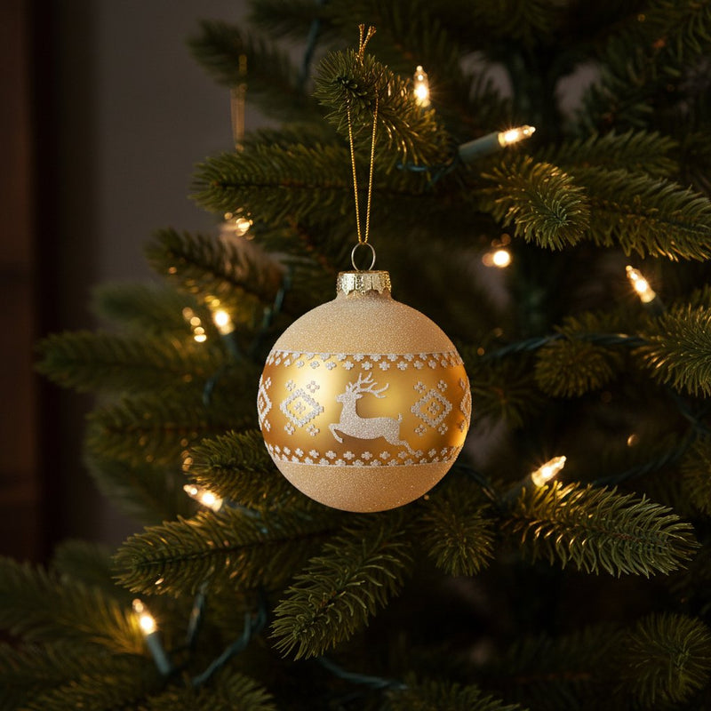 Melrose Festive Ball Ornament (Set of 12)