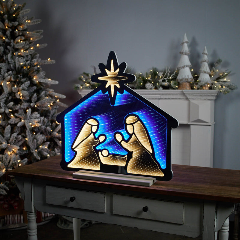 Melrose Nativity Scene Ekkolight 24.5"H