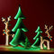 Melrose Green Pine Tree Ekkolight 11.75"H