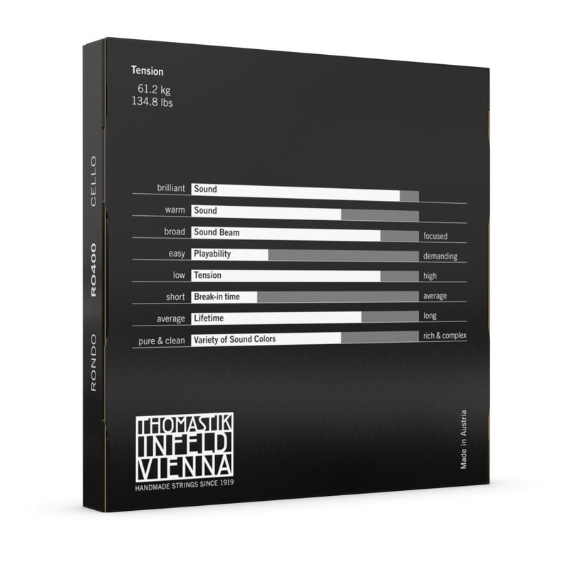 Thomastik-Infeld Rondo Cello String Set RO400 Medium Gauge