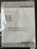 Phonic MQ3600 New Old Stock Dual 31-Band Graphic Equalizer