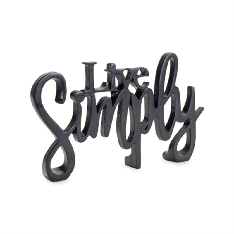 Melrose Cozy and Simply Sentiment Block Cut Out (Set of 2)