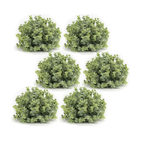 Melrose Spring Boxwood Foliage Half Orb (Set of 6)