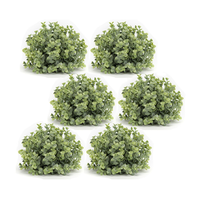 Melrose Spring Boxwood Foliage Half Orb (Set of 6)