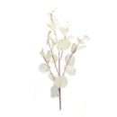 Melrose Ivory Silver Dollar Eucalyptus Leaf Spray (Set of 6)
