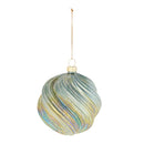 Melrose Green Iridescent Ball Ornaments (Set of 6)
