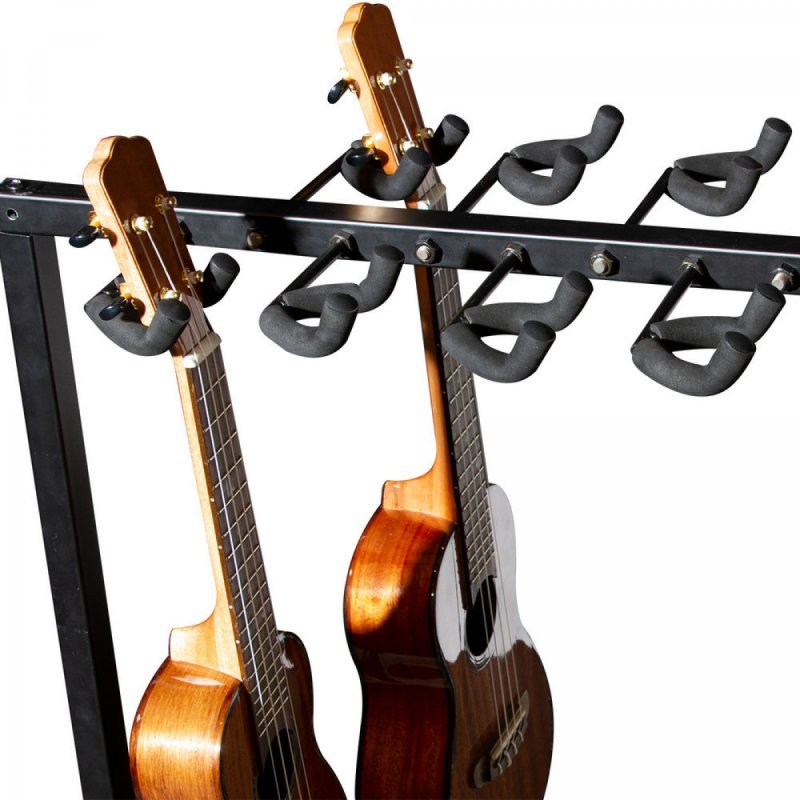 On-Stage GS5012 12-Space Ukulele Rack - Black