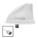 Shakespeare Dorsal Antenna White Low Profile 26' RGB Cable w/PL-259 Marine