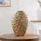 Melrose Distressed Flat Metal Vase (Set of 2)