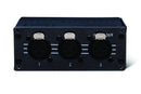 Hosa 3-Channel XLR Female to XLR Male Patch Bay Module – MXL-369