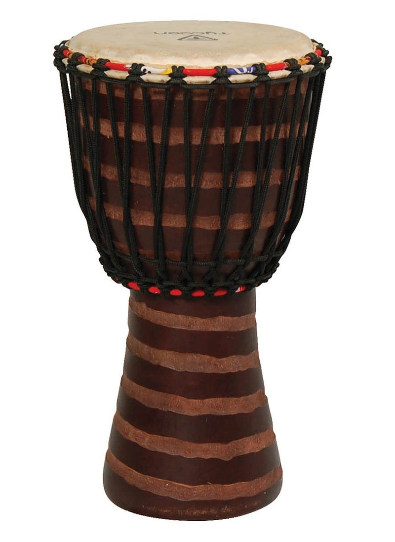 Tycoon Hand-Carved African Djembe 12″ Djembe with T2 Finish - TAJ-12T2