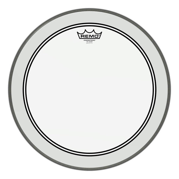 Remo Powerstroke 3 Clear 16" Bass Drumhead w/ 2.5" Impact Patch P3-1316-C2