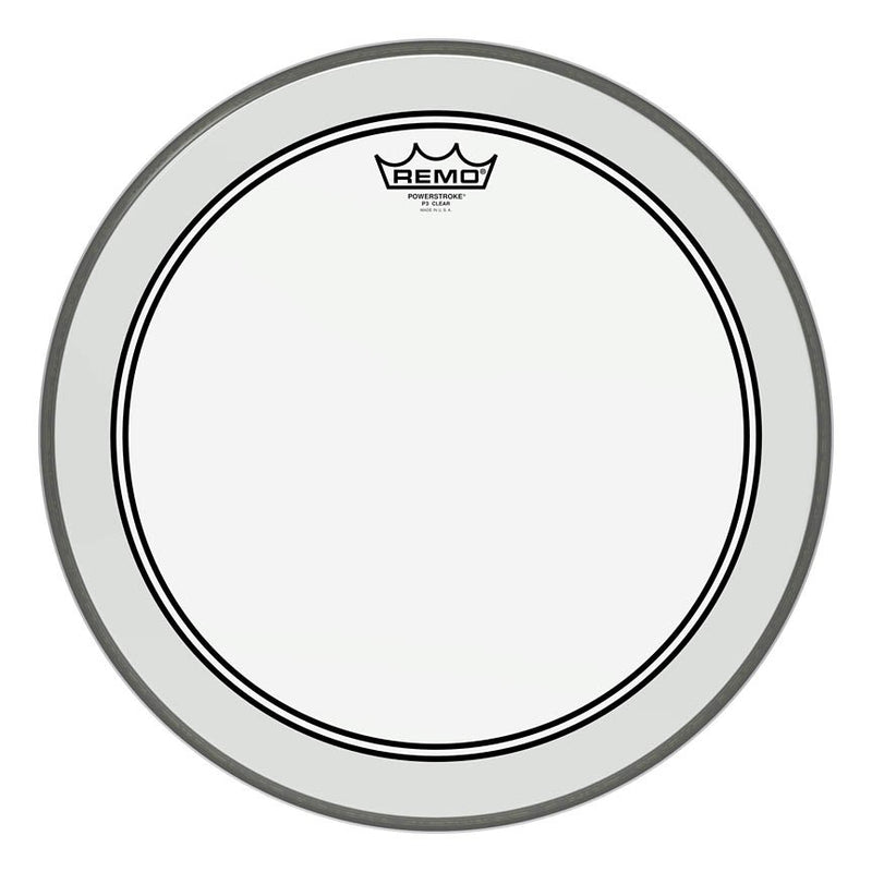 Remo Powerstroke 3 Clear 16" Bass Drumhead w/ 2.5" Impact Patch P3-1316-C2