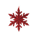 Fir Wood Snowflake Ornament (Set of 4)