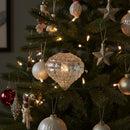 Melrose Iridescent Onion Glass Ornaments – Set of 4