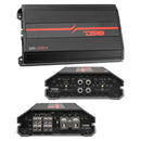 DS18 SXE-1200.4/BK 4-Channel 400W RMS Amplifier - Black