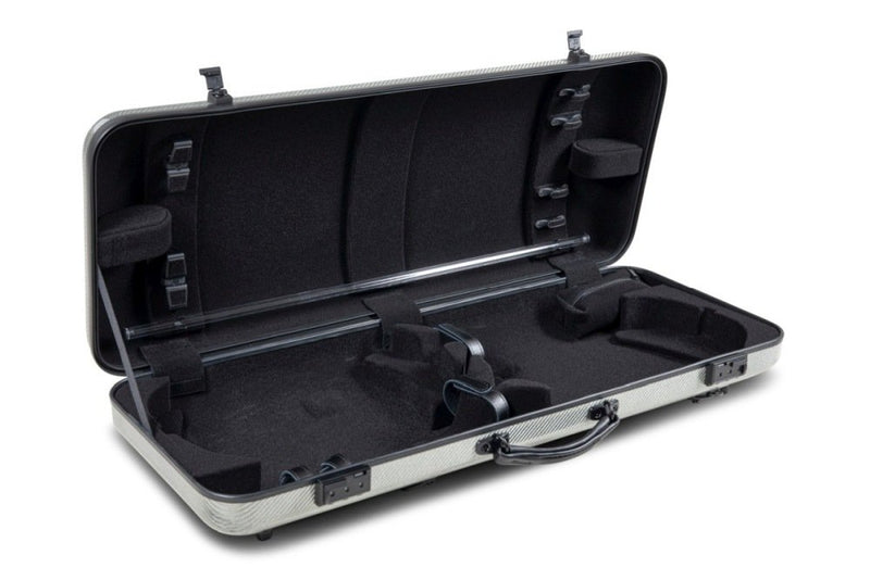 GEWA Idea 3.3 Double 4/4 Violin Case - Silver/Black Titanium