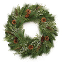 Melrose Mixed Pine Juniper and Pincone Wreath 30"D
