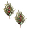 Melrose Pine and Ball Ornament Spray (Set of 2)