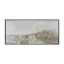 Melrose Framed Farm Canvas Wall Art 37.25"L Rustic Earthy