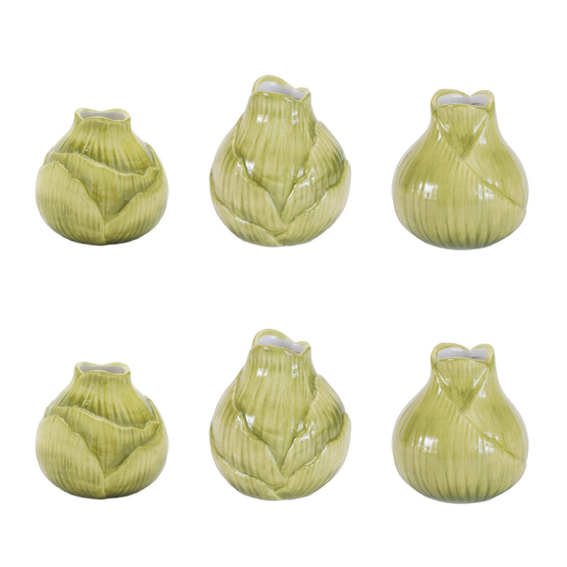 Melrose Stone Flower Bulb Vase (Set of 6)
