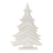 Melrose Carved Wood Pine Tree (Set of 2)