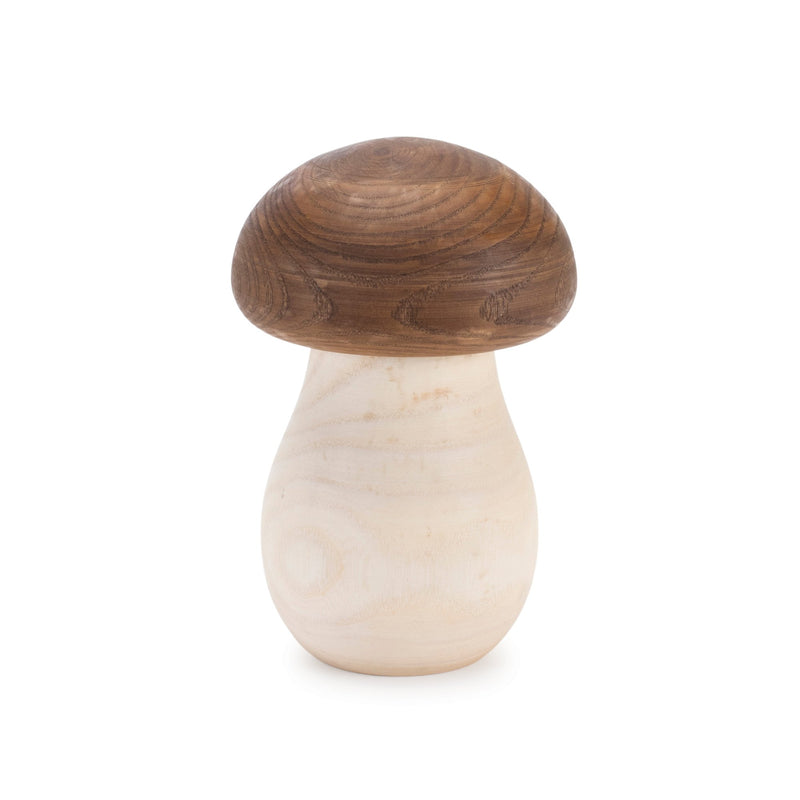 Melrose Wood Mushroom Box Decor (Set of 2)