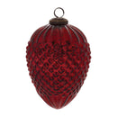 Melrose Hobnail Glass Cone Ornament (Set of 2)