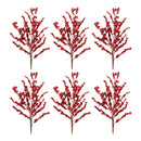 Melrose Clustered Berry Twig Spray (Set of 6)