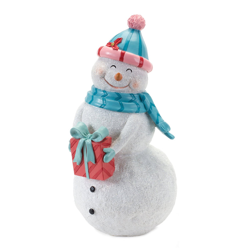 Melrose Whimsical Snowman Figurine (Set of 2)