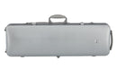 GEWA PURE Violin Case Polycarbonate Silver "Fun" Oblong w/Subway Handle 4/4-3/4