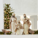 Nativity Wisemen Figurines with Gold Accents (Set of 3)