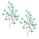 Melrose Holly Leaf Jewel Spray (Set of 2)