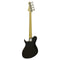 Aria JET-B-BK 4-String Electric Bass Guitar – Black Finish