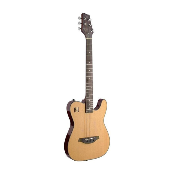 James Neligan Solid Body Cutaway Electric Folk Guitar - New Open Box
