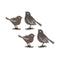 Melrose Metal Cut Out Bird Figurine (Set of 4)