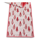 Melrose Embroidered Pine Tree Table Runner 72"L
