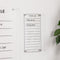 Melrose Acrylic Dry Erase To-Do List 13"H Wall Decor, Modern, Acrylic