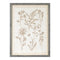 Melrose Framed Floral Wall Art Under Glass, Modern, Wood, Plastic